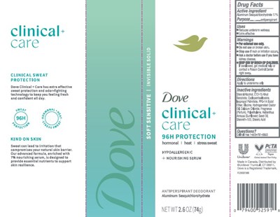 Label - Dove CLN Soft Senstive 12p 2.6z WIP   Outer Carton